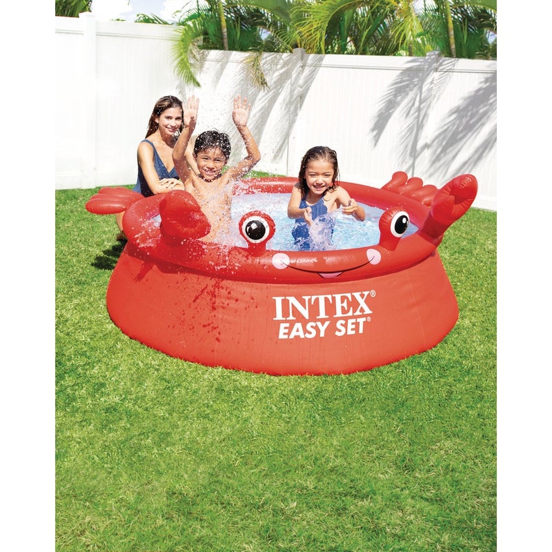 Intex - Easy Set Happy Crab Red Inflatable Pool 183x51 cm - 26100EH - Image 3